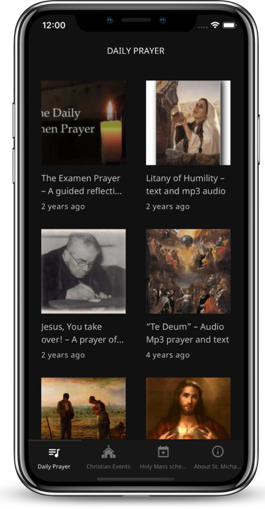 app mockup church